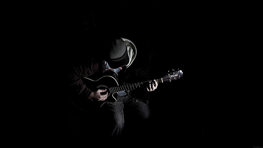Out The Dark Guitar Player Музика HD тапет