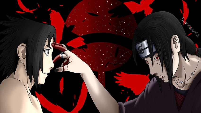 Itachi Uchiha Sasuke Uchiha Naruto HD wallpaper