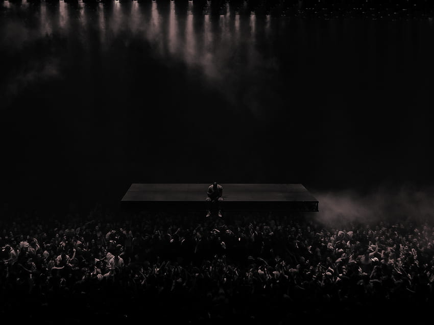 Plateforme flottante de Kanye West, concert de Kanye West Fond d'écran HD