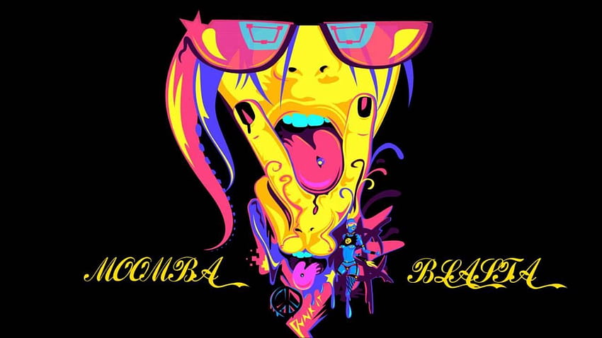 Major Lazer - Come On To Me Feat. Sean Paul (Major Lazer Vs ETC!ETC). Psychedelic colors, Pop art, Colorful art HD wallpaper