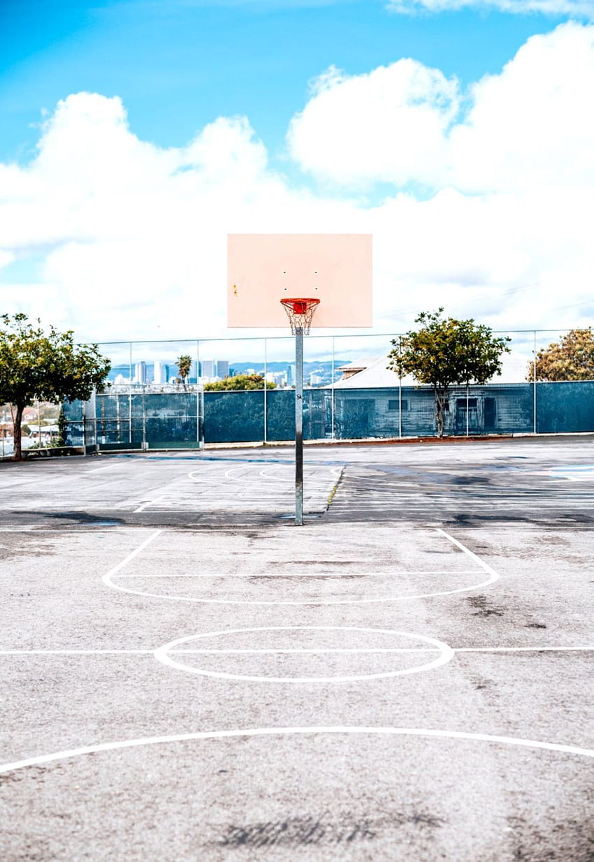 Basketball Court, Basketball Scenery HD phone wallpaper