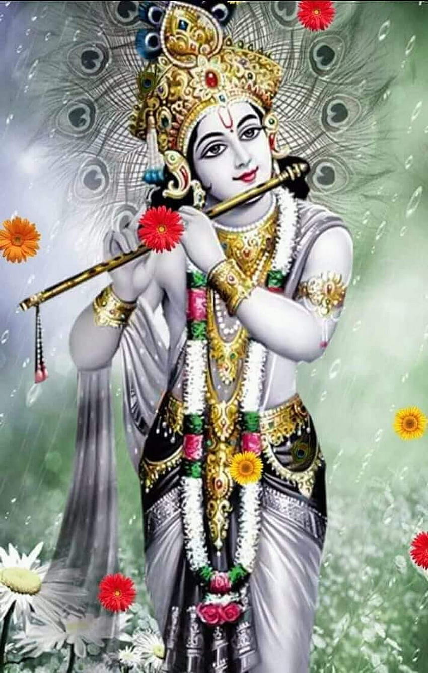 Hinduism, Lord Radha Krishna HD phone wallpaper