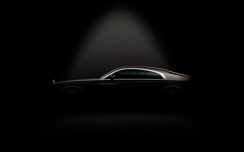 Klassisches Rolls-Royce-Auto, schwarzes klassisches Auto HD-Hintergrundbild
