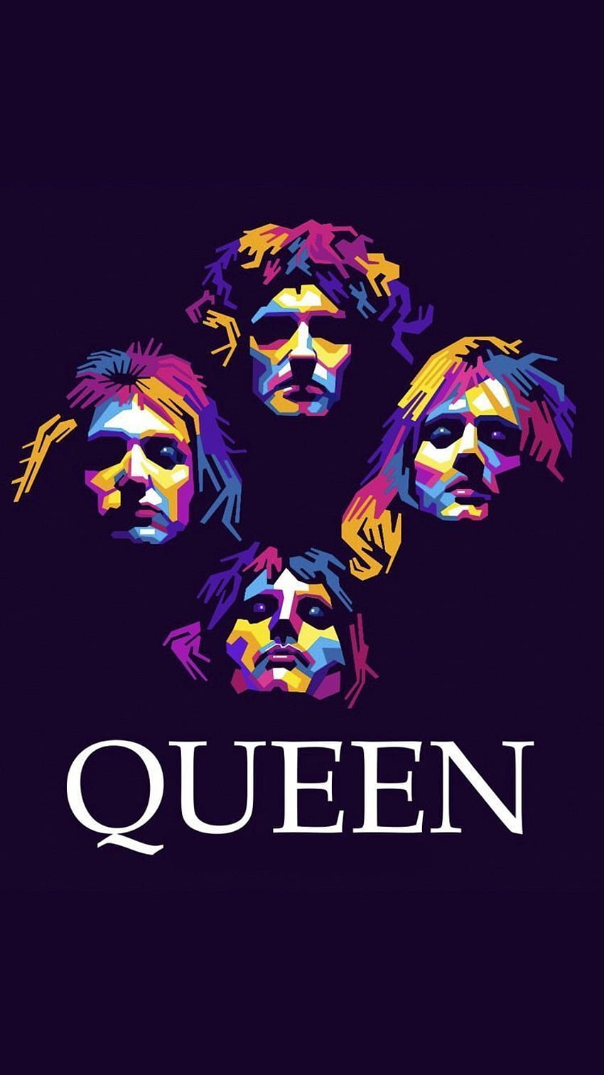 iPhone da banda Queen, logotipo da banda Queen Papel de parede de celular HD