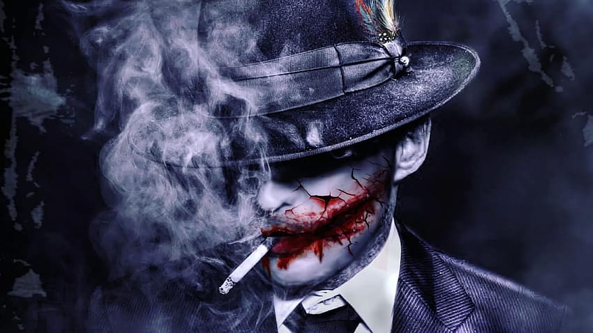 Smoking Joker, Joker Cigarette HD wallpaper