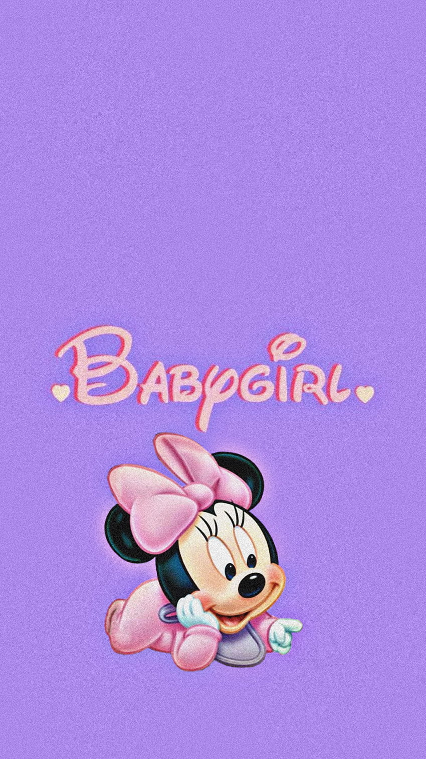 Baby Minnie Mouse!. Baby minnie mouse, Baby minnie, Minnie, Purple Minnie Mouse HD phone wallpaper