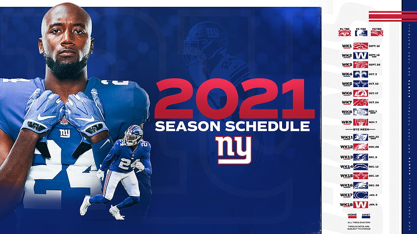 New York Giants on X: Fresh schedule wallpapers 🔥