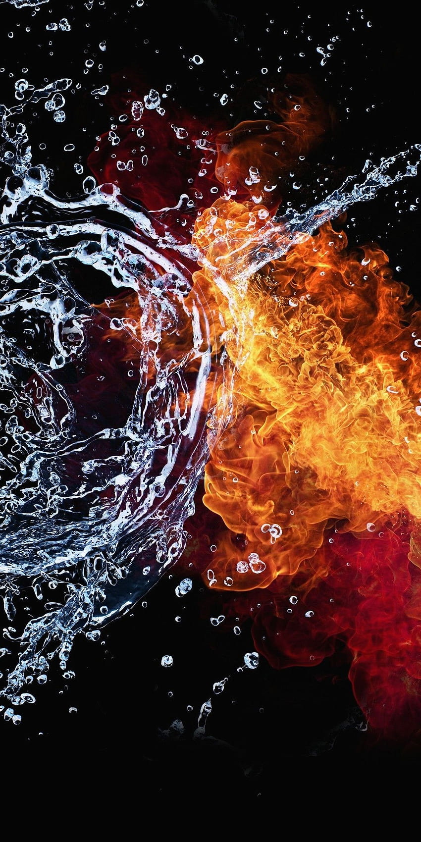 For android Mobile Fresh Fire & Water HD phone wallpaper | Pxfuel
