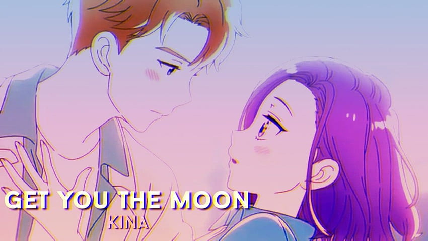Lyric Video utworu get you the moon autorstwa kina. Śnieżne teksty, Ty robisz, Powfu Tapeta HD