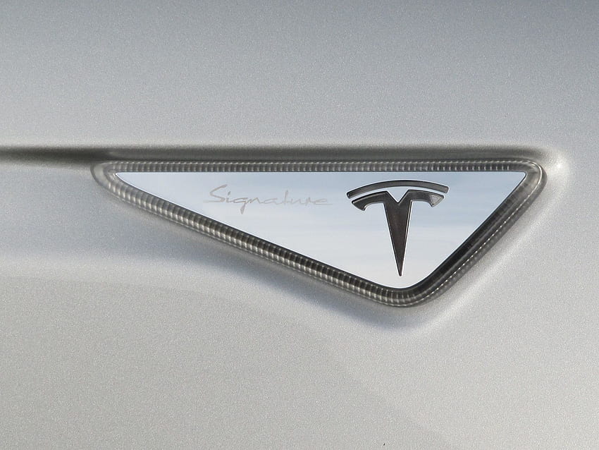 Tesla Model 3 enthüllt am 31. März, Einzahlungen werden an diesem Tag akzeptiert, Tesla-Symbol HD-Hintergrundbild