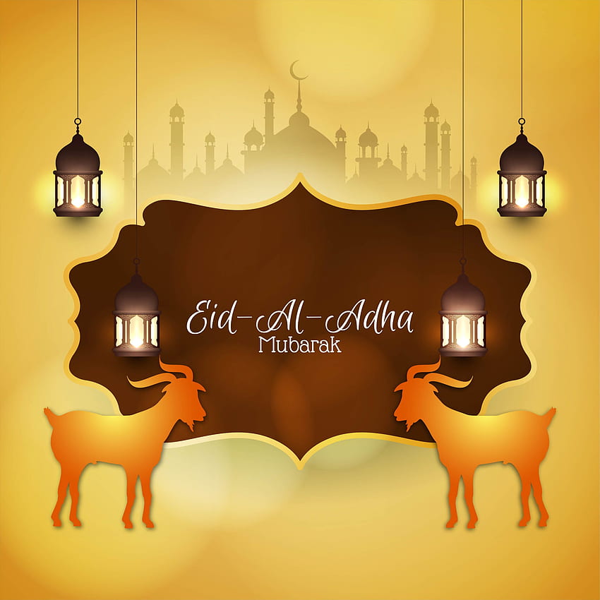Feliz Eid Al Adha Mubarak 2021 y Eid al-Adha fondo de pantalla del teléfono
