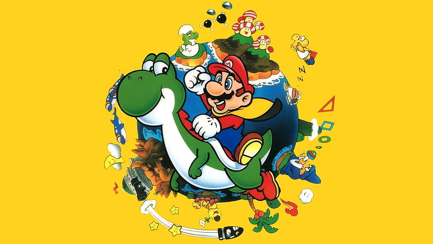 Super Mario World, Nintendo Mario Sfondo HD