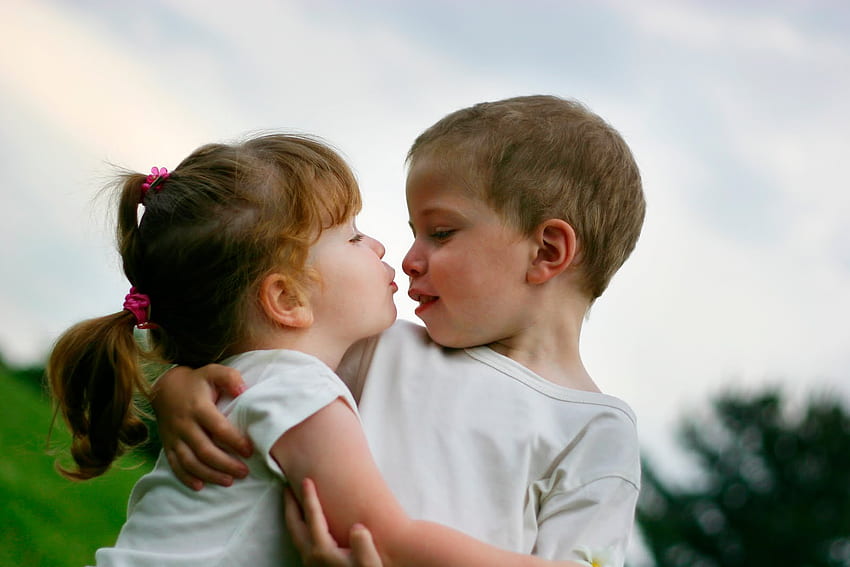 Pocałuj, pocałuj!!, pocałuj, dziewczyno, chłopcze, miłość Tapeta HD