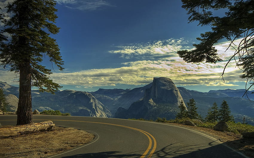 Yosemite road United States World in jpg, Texas Road HD wallpaper