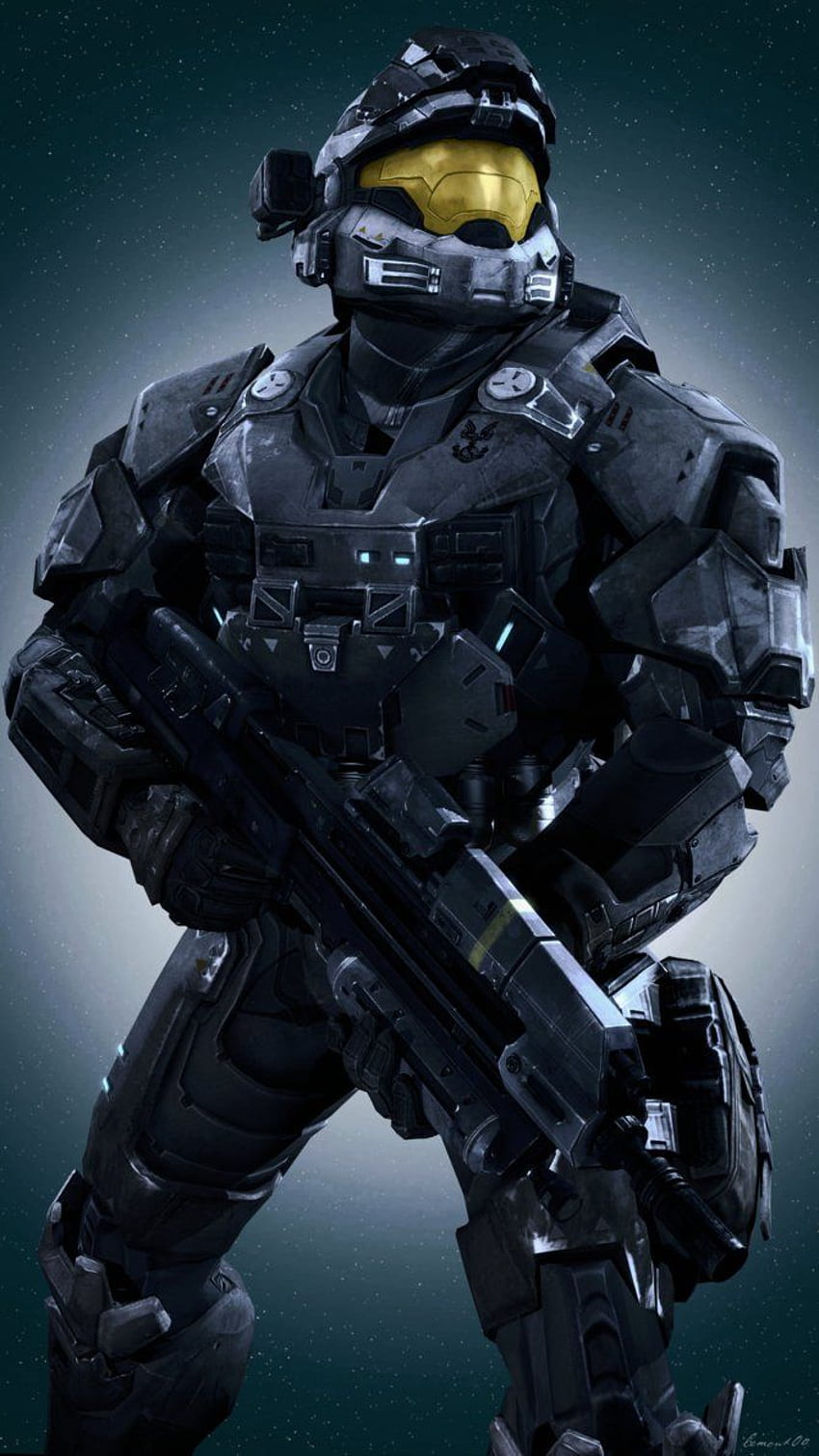 Halo Reach - Noble Six \ Multiplayer Spartans açık. Halo erişimi, Halo zırhı, Halo spartan, Noble 6 HD telefon duvar kağıdı
