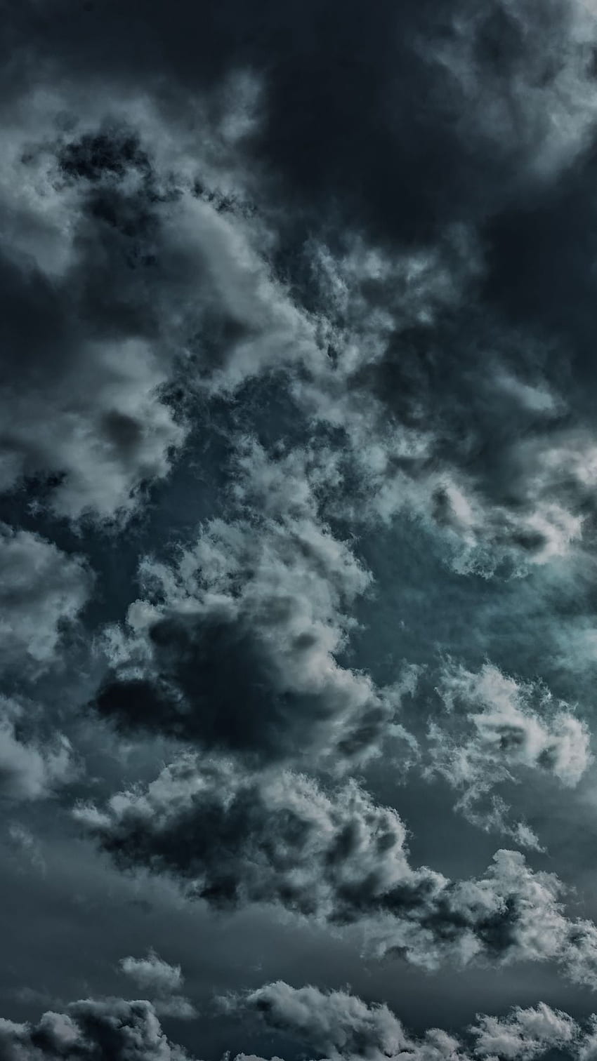 Clouds, Sky, Cloudy, Dark Iphone 8 7 6s 6 For Parallax Background HD phone wallpaper
