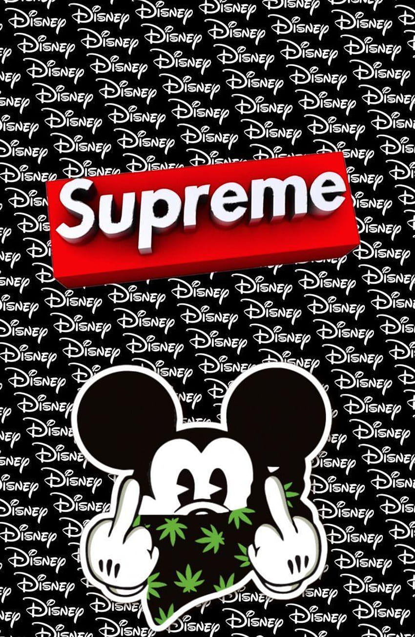 Mickey Mouse Supreme .novocom.top, Supreme Drip HD phone wallpaper ...