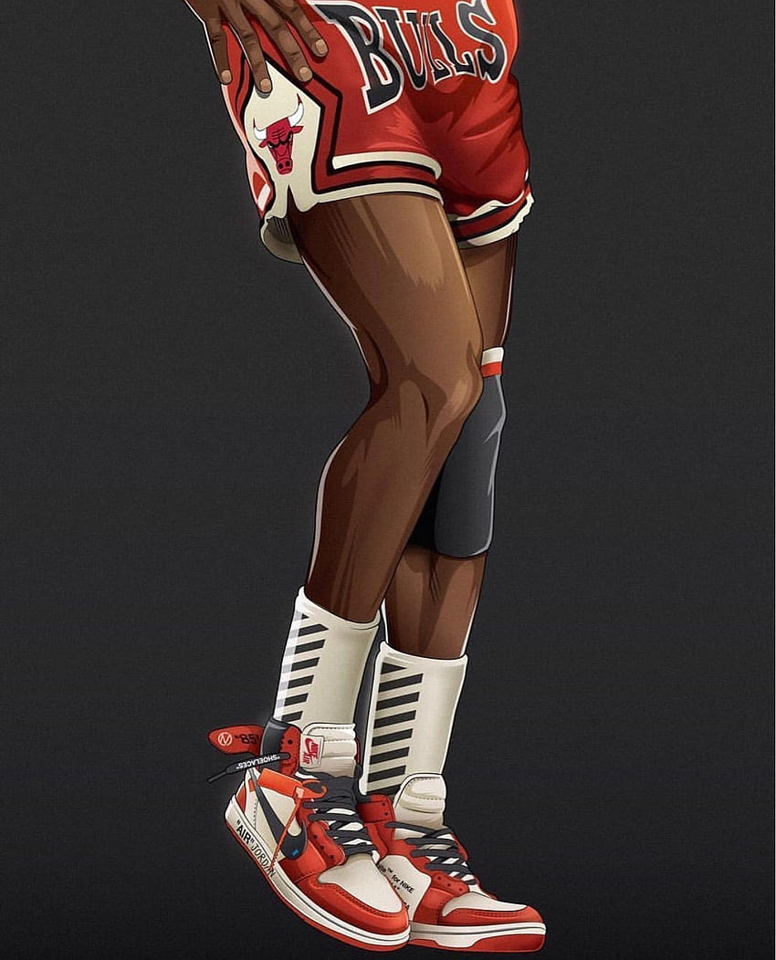 Air Jordan 1 Art. Sneaker art, Michael Jordan, Nike, Nike Hypebeast Tapeta na telefon HD