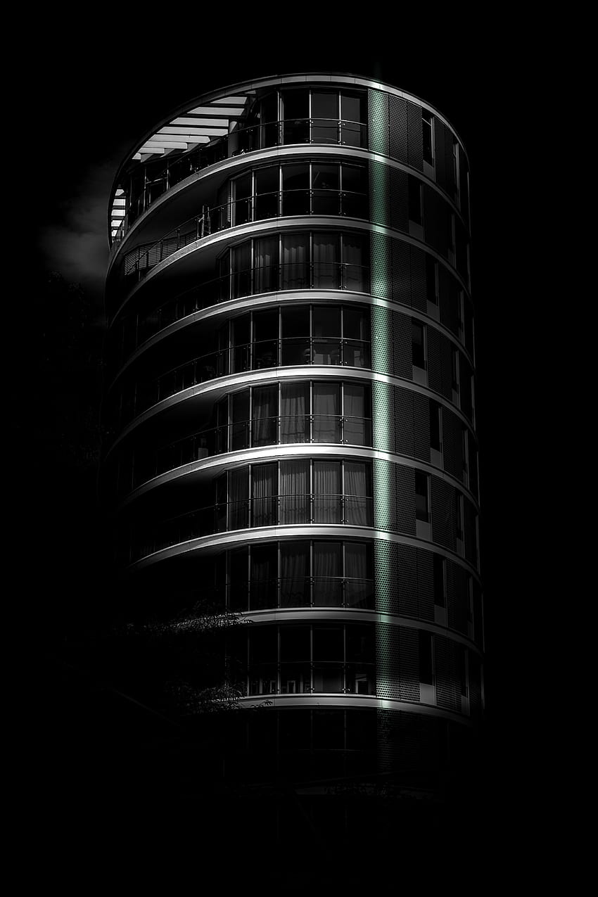 สถาปัตยกรรม อาคาร มืด มินิมอล วอลล์เปเปอร์โทรศัพท์ HD