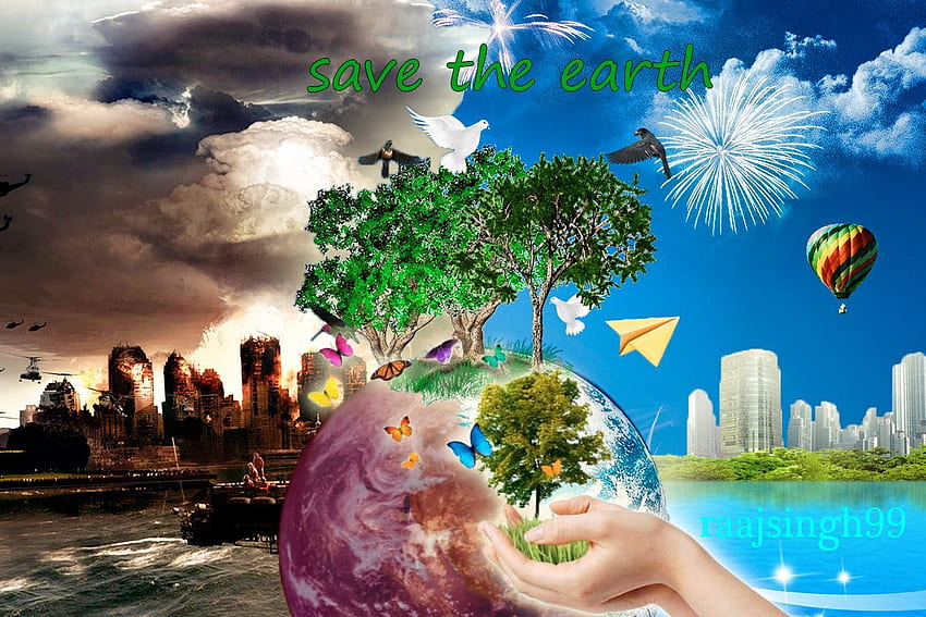 koral: Koleksi Save Earth, Save the Planet Earth HD wallpaper