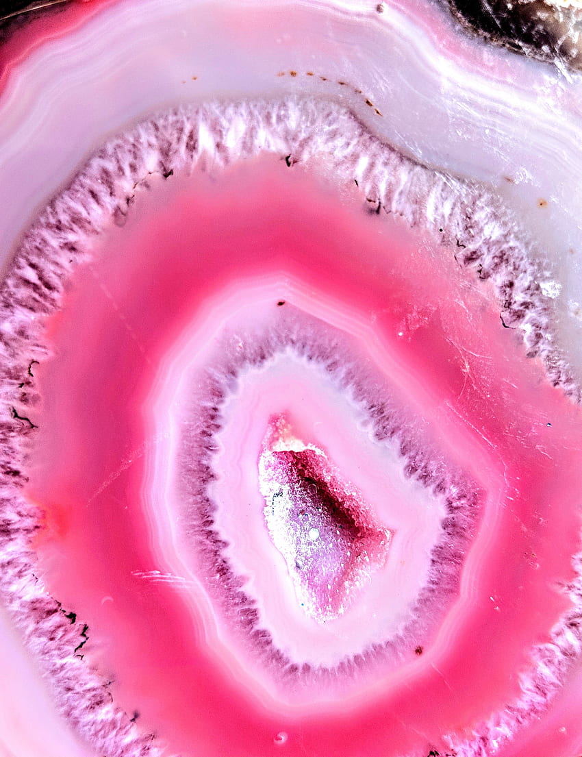 stock of agate, geode, hot pink HD phone wallpaper