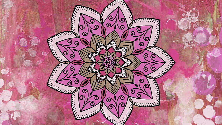 Mandala, Patterns, Stains, Texture - Mandalas, Simple Abstract Mandala HD wallpaper