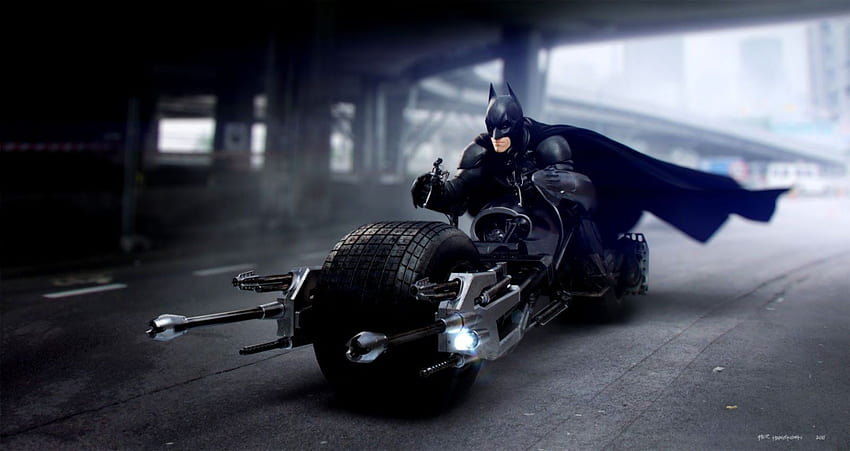 The Batman On Bike In Fiery Background 4K 5K HD Batman Wallpapers, HD  Wallpapers