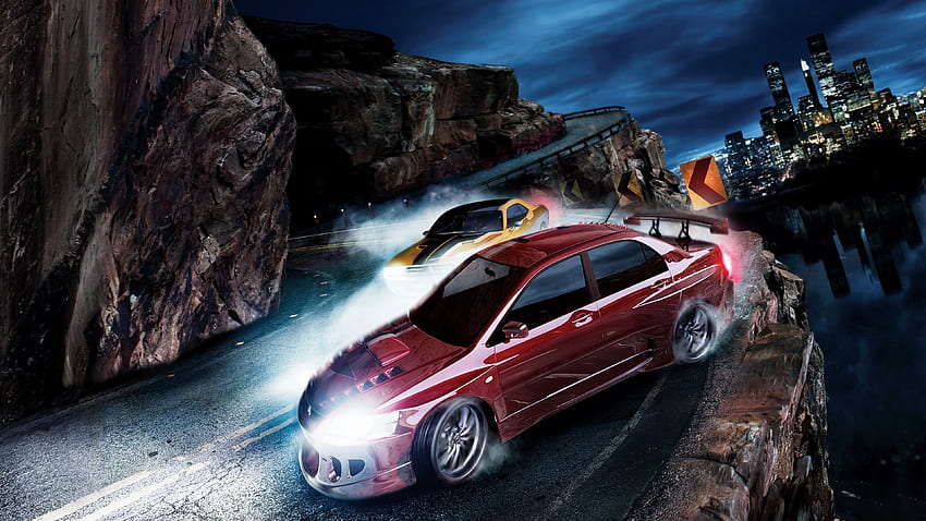 Need for Speed ​​Carbon, pościg samochodowy, gra wideo Tapeta HD