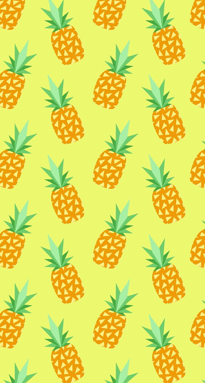 iPhone . Pineapple, Ananas, Fruit, Plant, Yellow, Pattern HD phone wallpaper