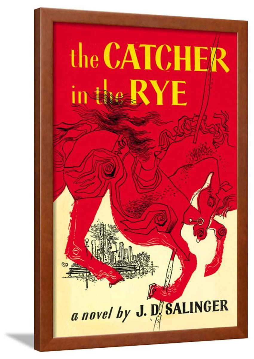 Catcher in the Rye oprawiona grafika ścienna autorstwa E. Michaela Mitchella Tapeta na telefon HD