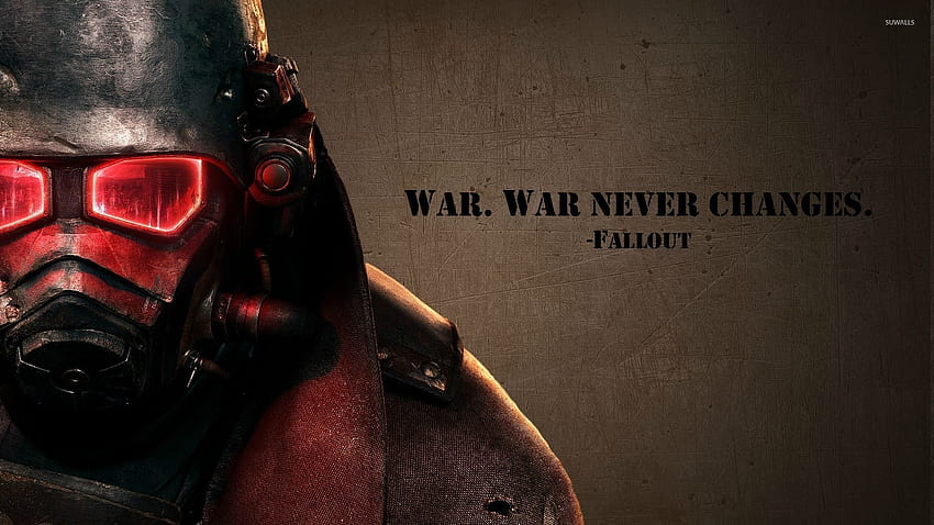 Perang tidak pernah berubah - Fallout jpg Wallpaper HD