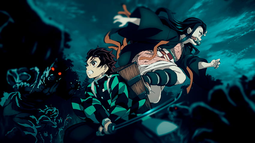 Cazador de demonios: Kimetsu no Yaiba Ultra, anime cazador de demonios  fondo de pantalla