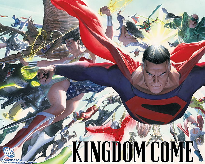 Alex Ross Superman Kingdom Come, Liga de la Justicia Alex Ross fondo de pantalla
