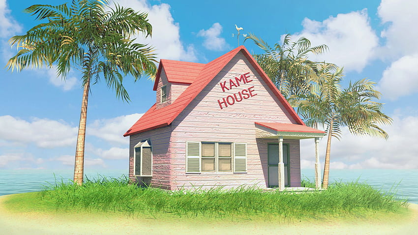 Kame House, Dragon Ball Z [3032x1706] : r/wallpapers