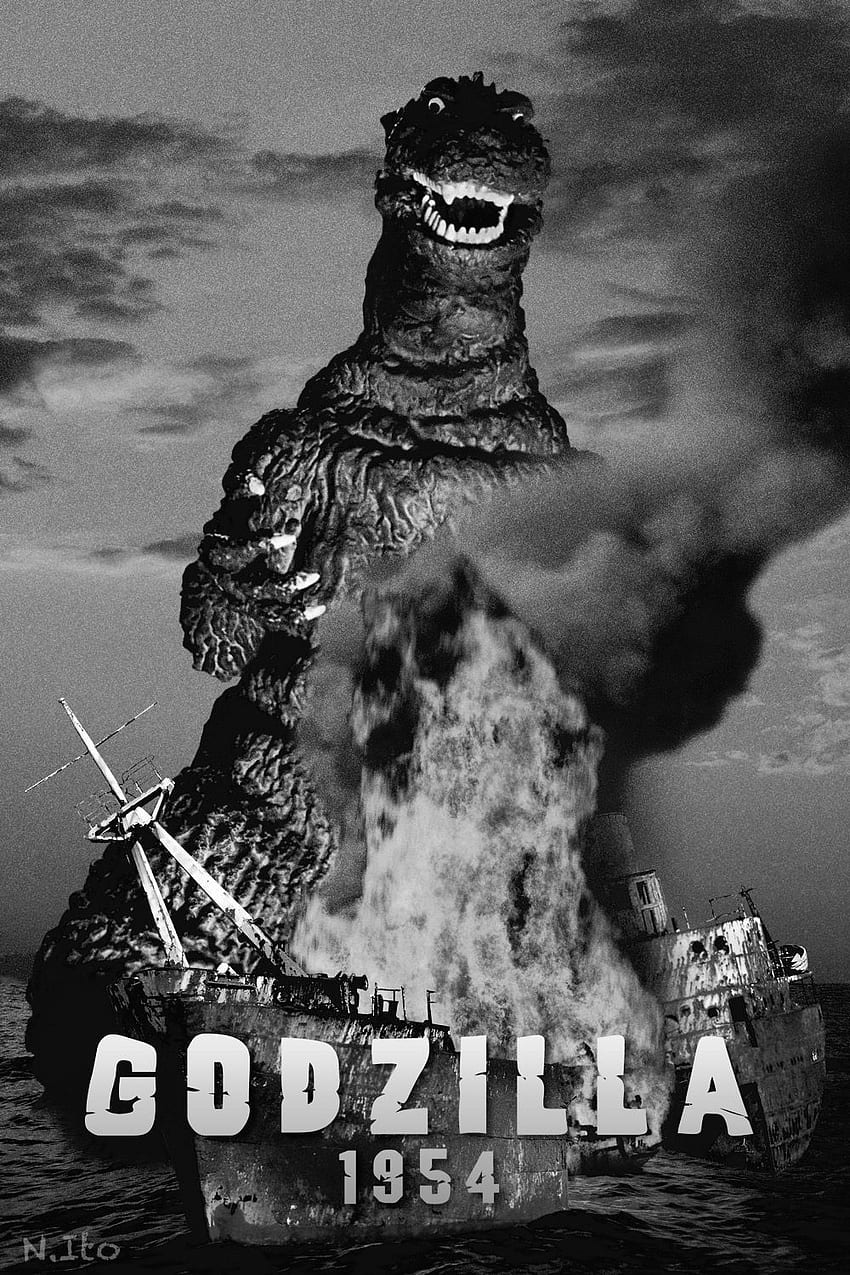 Godzilla 1954. Filmes de monstros gigantes, Filmes de monstros clássicos, Monstros de filmes Papel de parede de celular HD