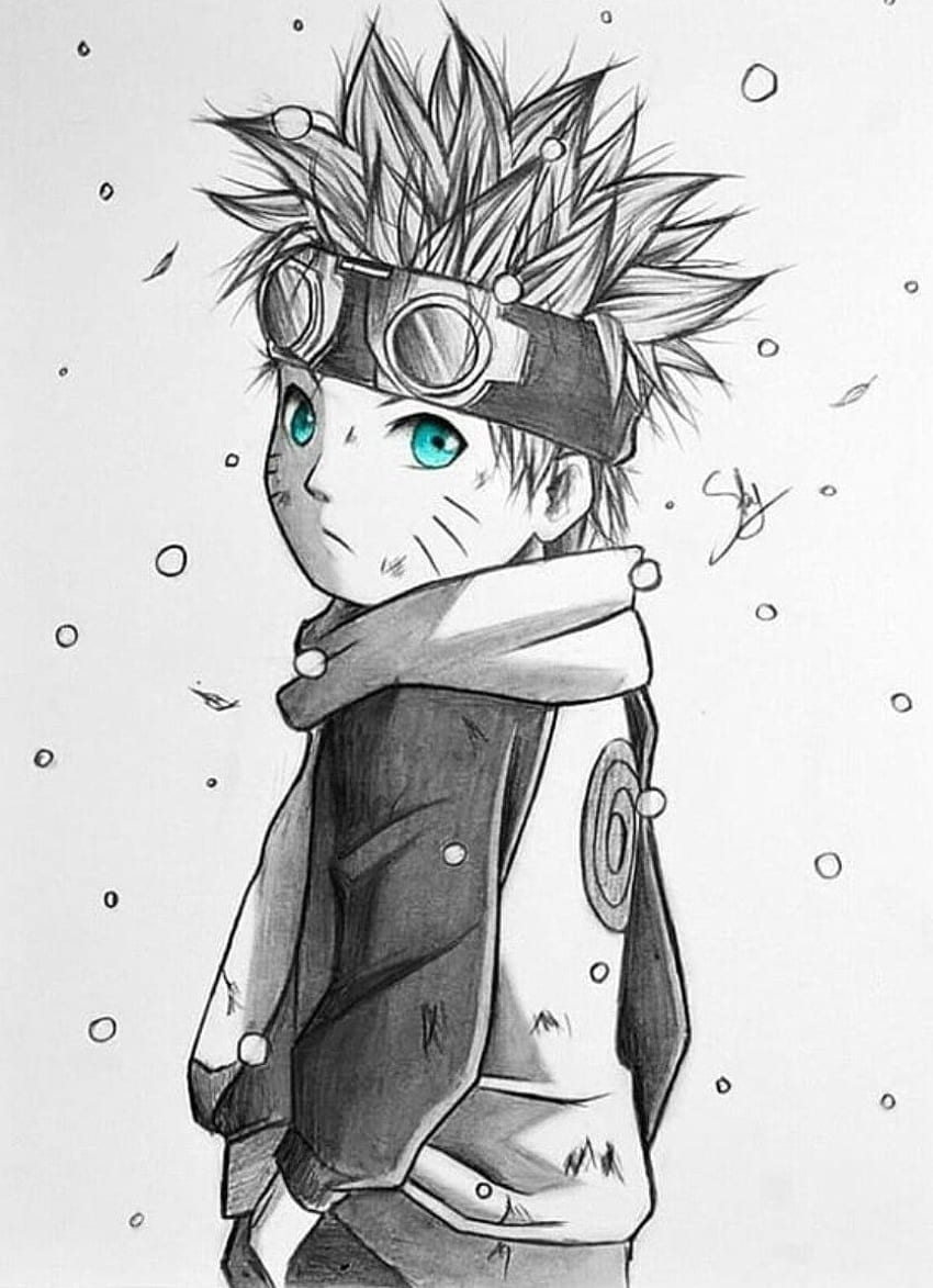 Como Desenhar o Naruto Hokage  Name art, Male sketch, Naruto