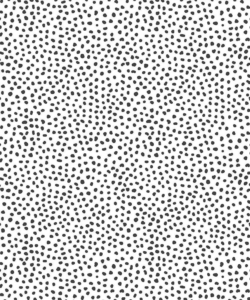 Huddy's Dots • Luxuriös getupft • Milton & King, schwarze Tupfen HD-Handy-Hintergrundbild