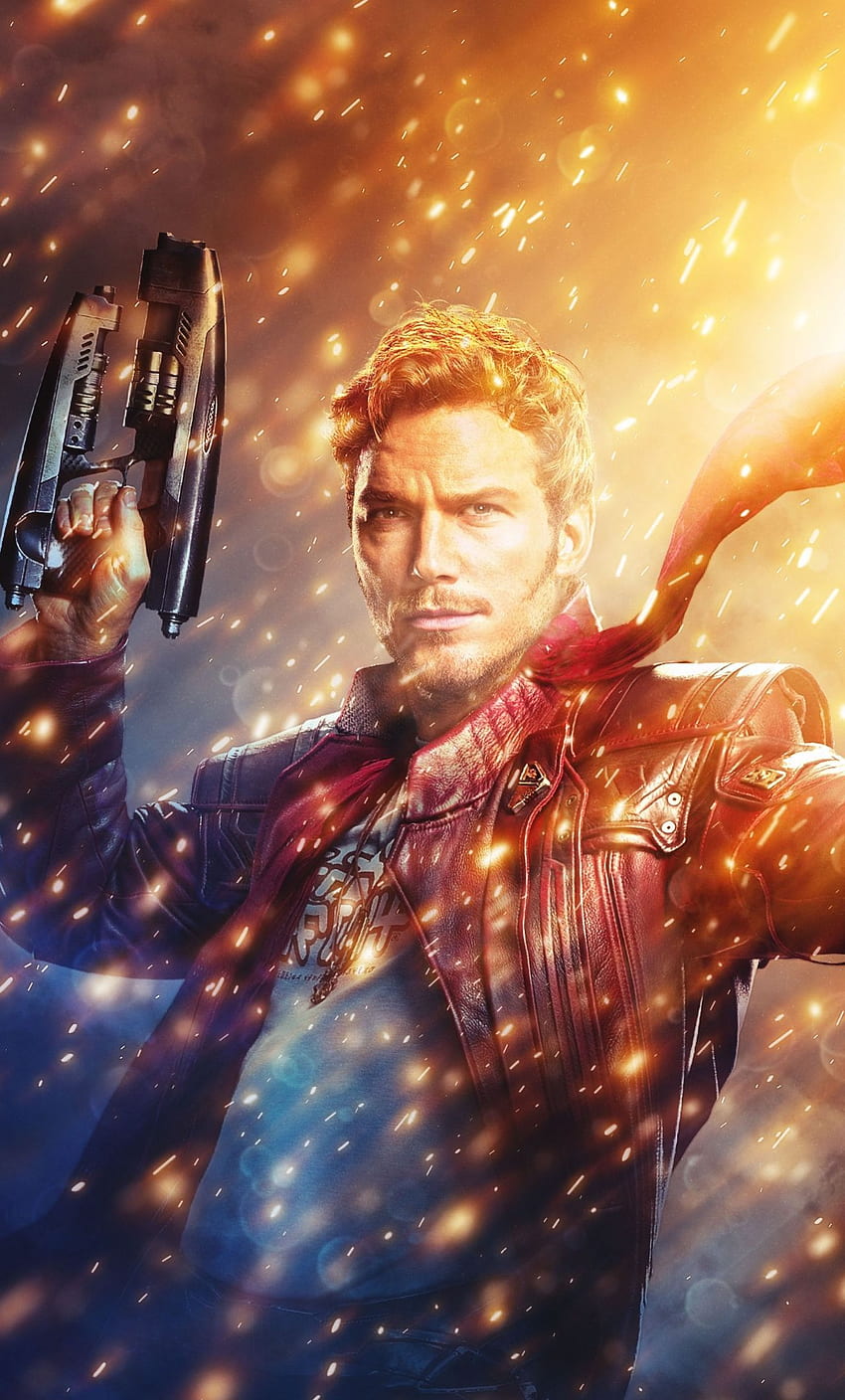 The Guardians Of The Galaxy, Movie, Star Lod, Chris Pratt, Art, Movie Stars HD phone wallpaper