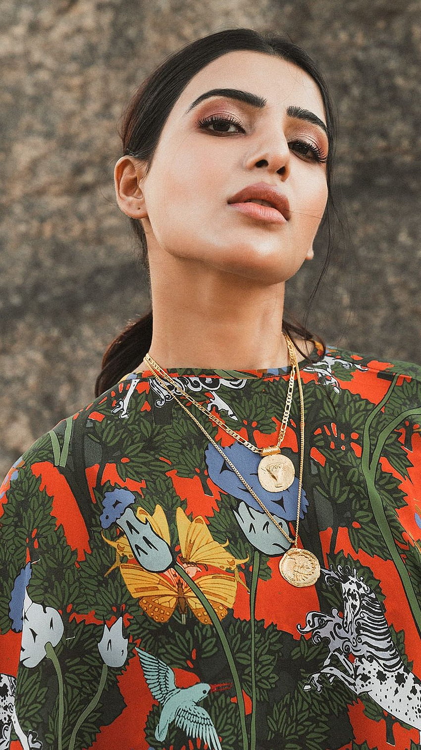 Samantha Akkineni, telugu actress, model HD phone wallpaper
