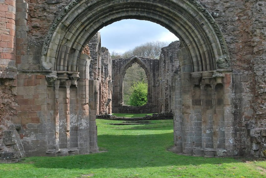 Abbaye de Lilleshall, Shropshire Angleterre, médiévale, ancienne, Angleterre, ruines Fond d'écran HD