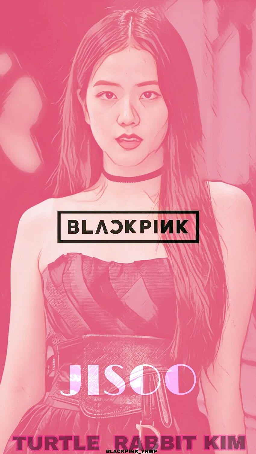 PINK NEGRO. CALIDAD DE ARTE DE ANDROID Y IPHONE, BLACKPINK Jisoo fondo de pantalla del teléfono