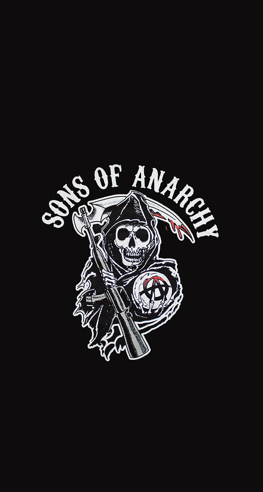 Logotipo de Sons Of Anarchy, Sons of Anarchy Cool fondo de pantalla del teléfono