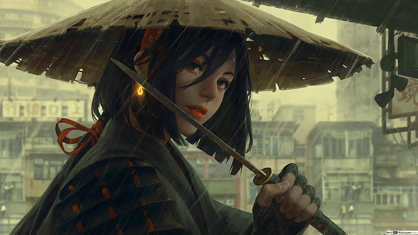 Samurai Women, Female Samurai Warrior HD wallpaper