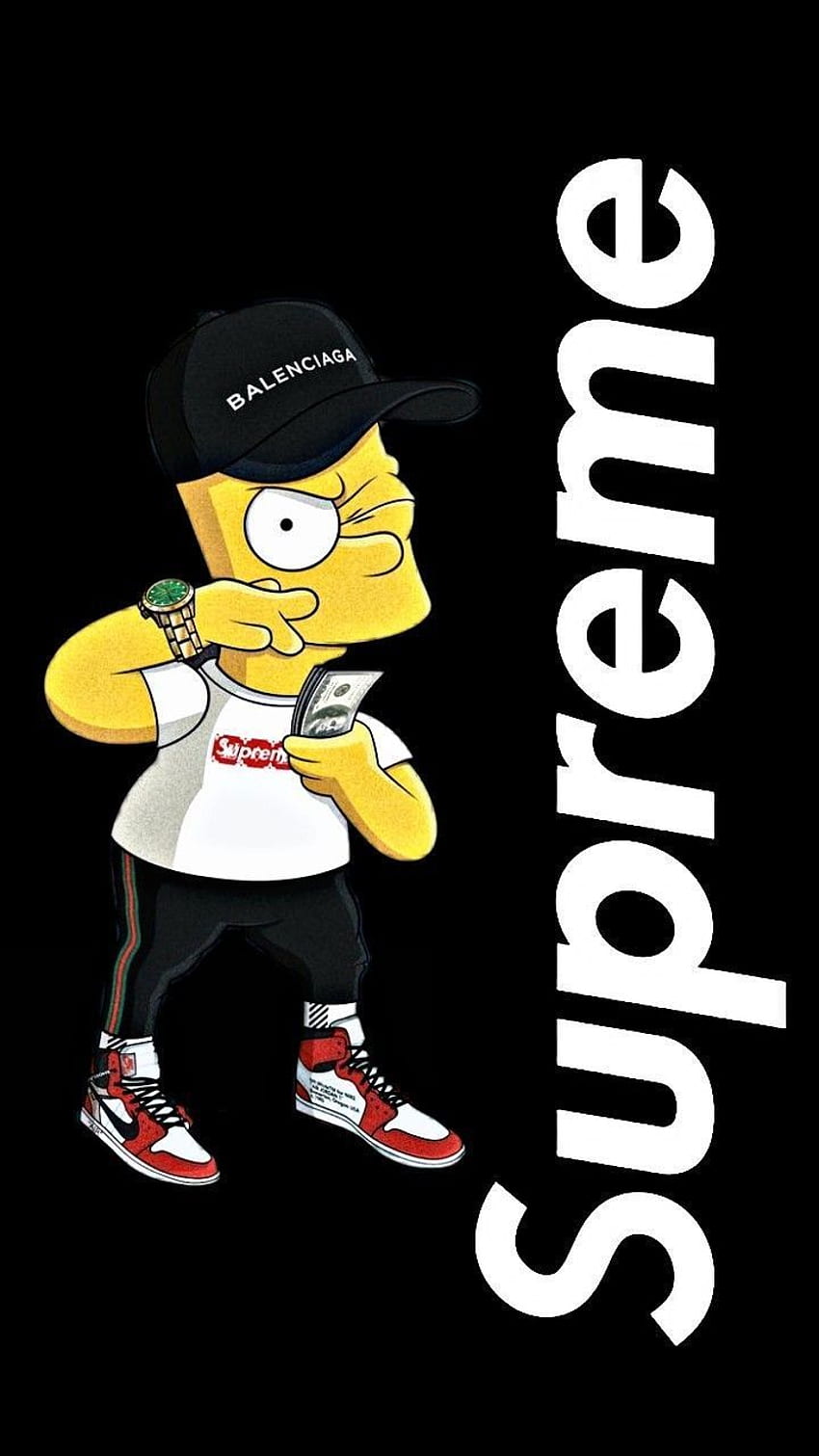 Bart is Supreme's boy::Click here to Bart is Supreme's boy. Simpson ...