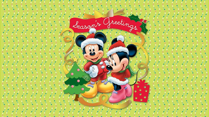 Mickey Mouse Christmas Season Greetings HD wallpaper | Pxfuel