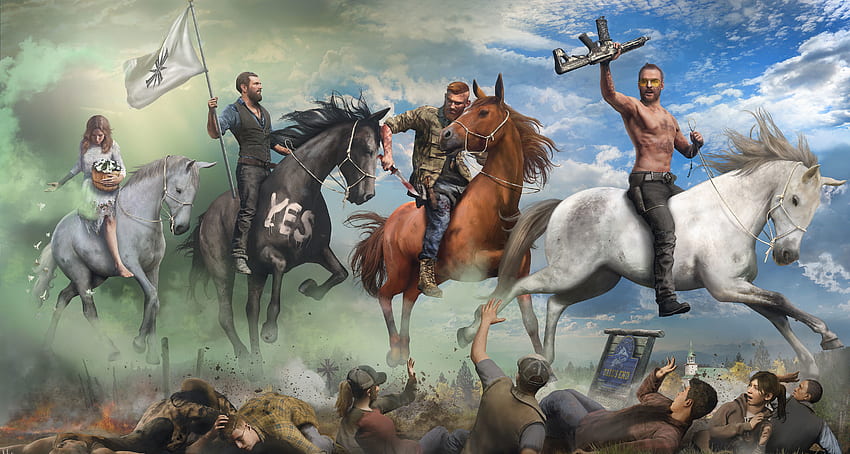 Naik kuda, Far cry 5, video game Wallpaper HD