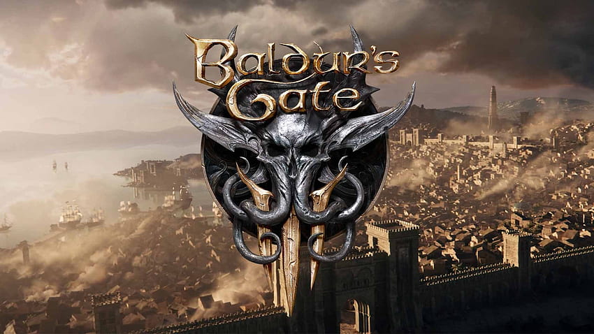 컴퓨터 게임 Baldur's Gate III, 2020의 로고 HD 월페이퍼