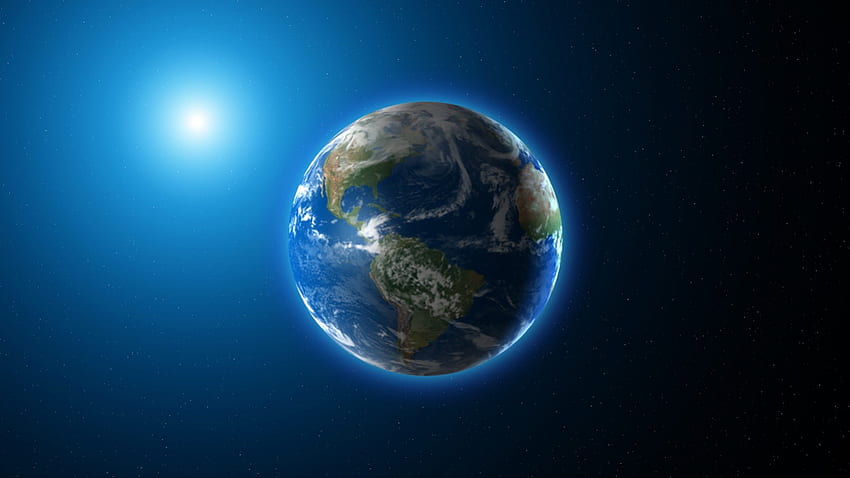 美しい青い地球、青い地球、青い惑星、きれいな地球 高画質の壁紙