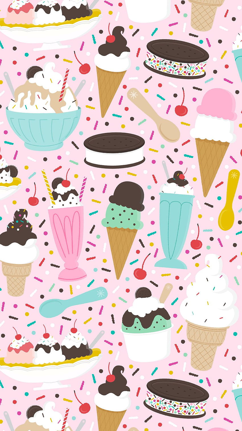 Ice Cream iPhone - Three Cheers + Co. House Me, Cute Ice Cream HD phone wallpaper