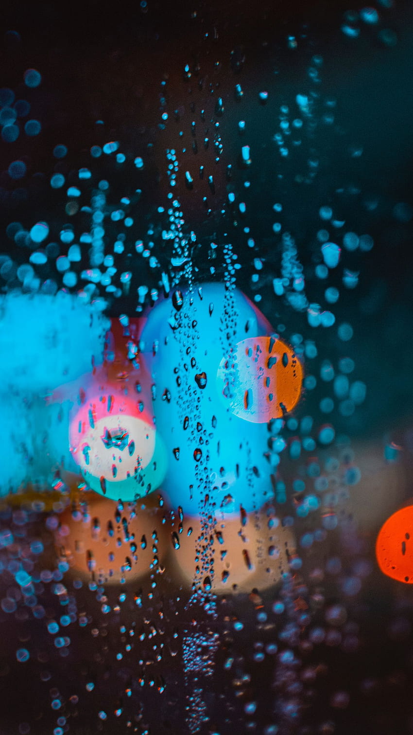 Rain drops, glass, surface, bokeh , , Q Samsung Galaxy S6, S7, Edge, Note,  LG G4, 1440X2560 Rain HD phone wallpaper | Pxfuel